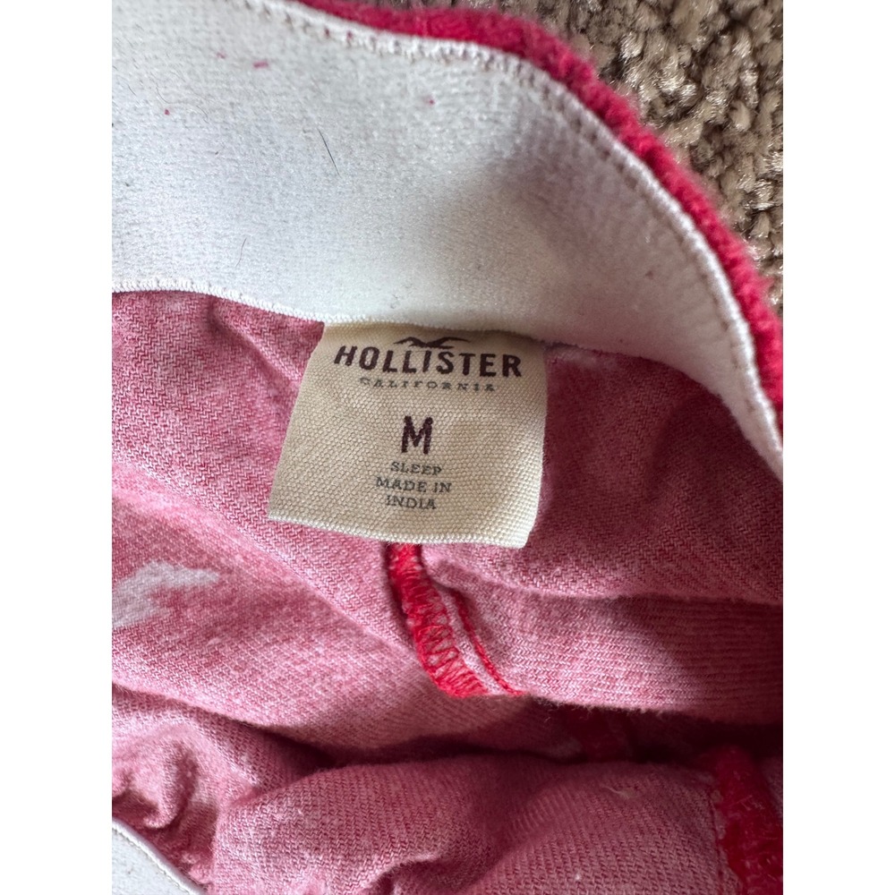Hollister Red All Over Seagull Print Sleep Pajama Pants Medium - Picture 5 of 9